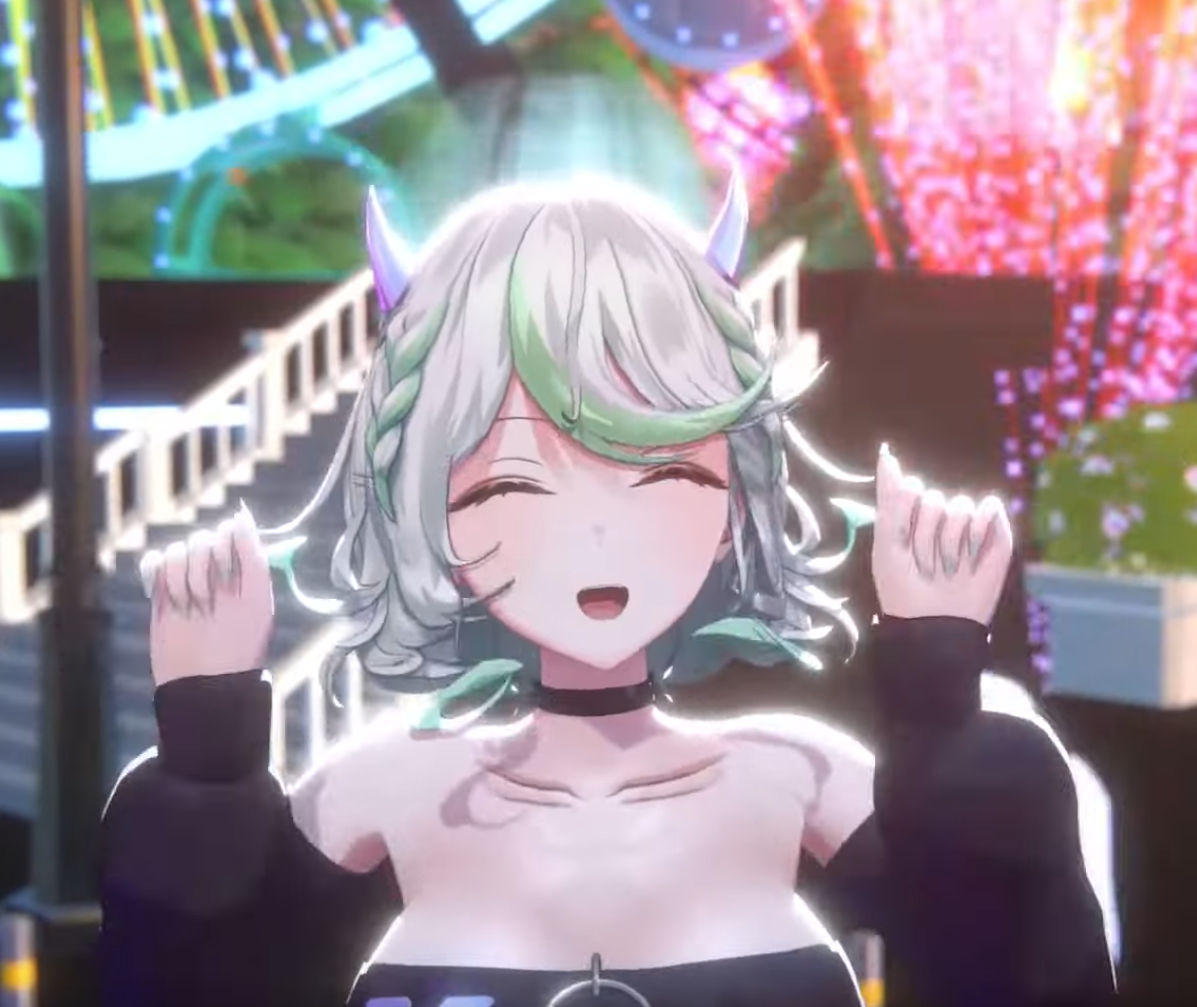 A moment of joy during a concert